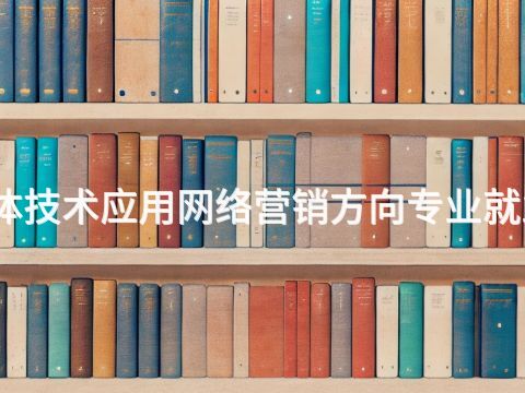 洛陽數字媒體技術應用網絡營銷方向專業就業前景怎么樣