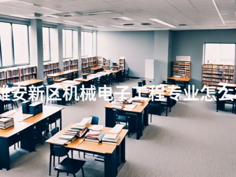 雄安新区机械电子工程专业怎么样