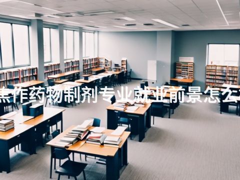焦作药物制剂专业就业前景怎么样