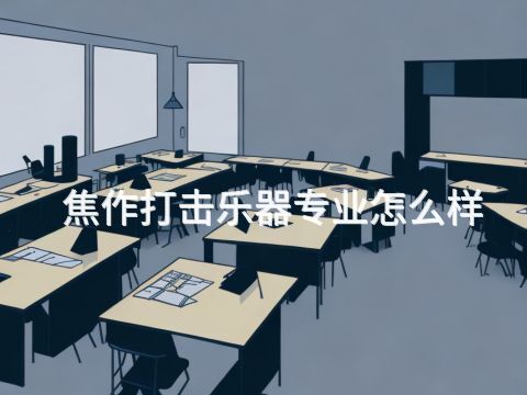 焦作打击乐器专业怎么样