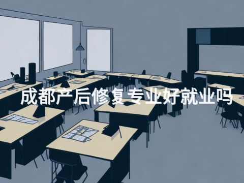 成都产后修复专业好就业吗