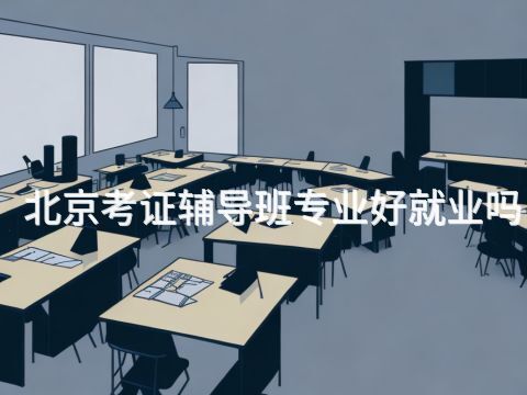 北京考证辅导班专业好就业吗