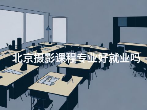 北京攝影課程專業好就業嗎