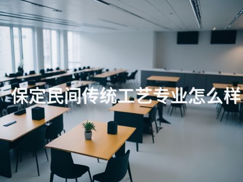 保定民间传统工艺专业怎么样