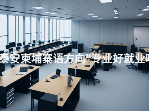 泰安柬埔寨语方向"专业好就业吗