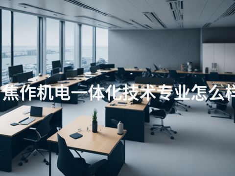 焦作机电一体化技术专业怎么样