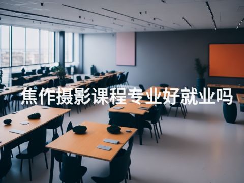 焦作摄影课程专业好就业吗