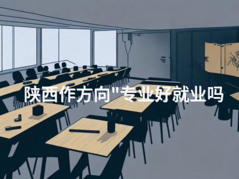 陕西作方向"专业好就业吗