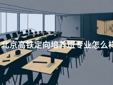 北京高铁定向培养班专业怎么样