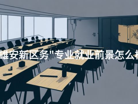 雄安新区务"专业就业前景怎么样