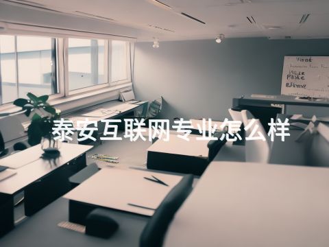 泰安互联网专业怎么样