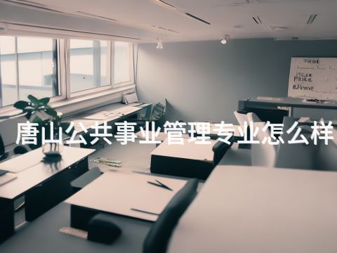 唐山公共事业管理专业怎么样