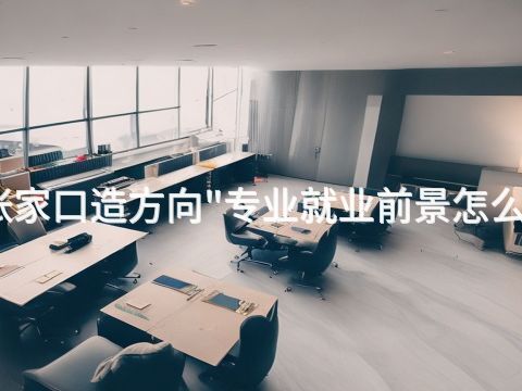 张家口造方向"专业就业前景怎么样