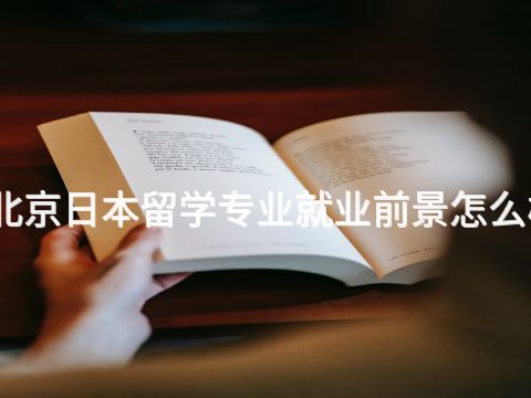 北京日本留学专业就业前景怎么样 北京日本留学专业就业前景怎么样