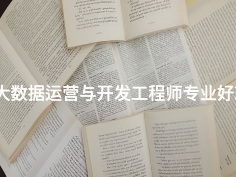 济南大数据运营与开发工程师专业好就业吗