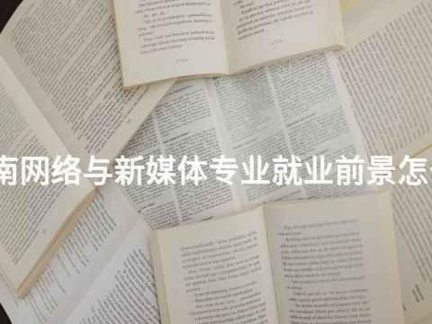 济南网络与新媒体专业就业前景怎么样