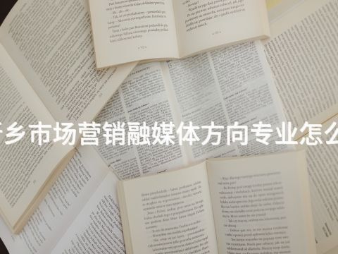 新乡市场营销融媒体方向专业怎么样