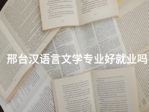 邢台汉语言文学专业好就业吗