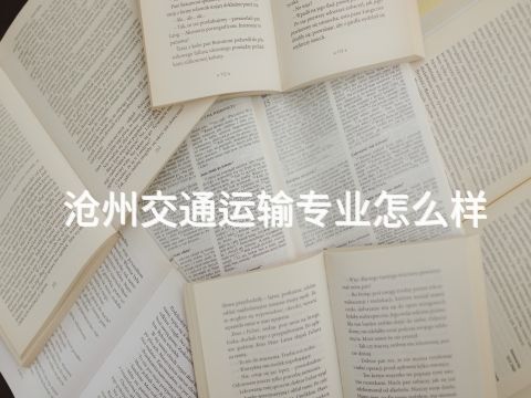 滄州交通運輸專業怎么樣