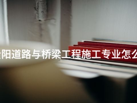 贵阳道路与桥梁工程施工专业怎么样