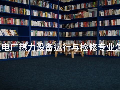 山东电厂热力设备运行与检修专业怎么样(图1)