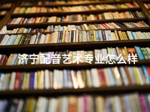 济宁配音艺术专业怎么样