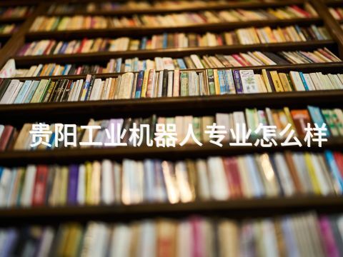 贵阳工业机器人专业怎么样