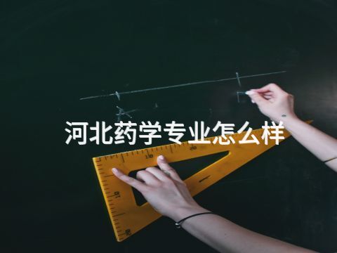 河北药学专业怎么样