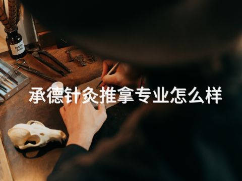 承德针灸推拿专业怎么样