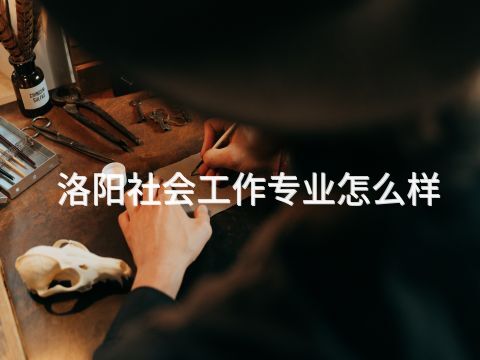 洛阳社会工作专业怎么样