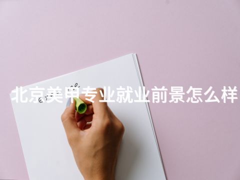 北京美甲专业就业前景怎么样 北京美甲专业就业前景怎么样