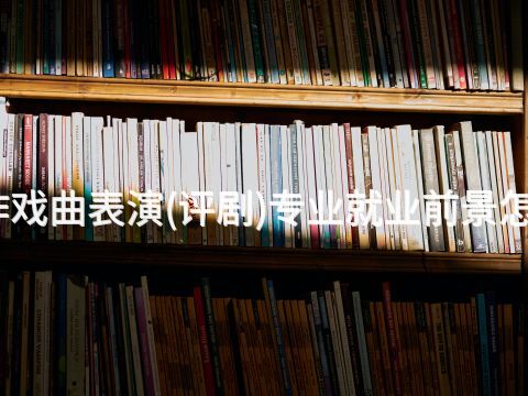 焦作戏曲表演(评剧)专业就业前景怎么样