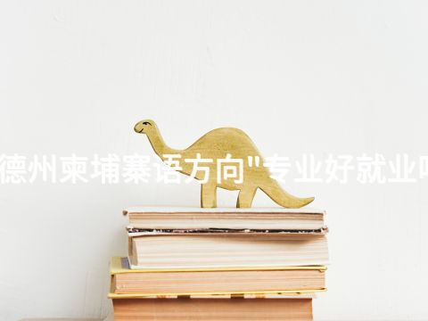 德州柬埔寨语方向"专业好就业吗
