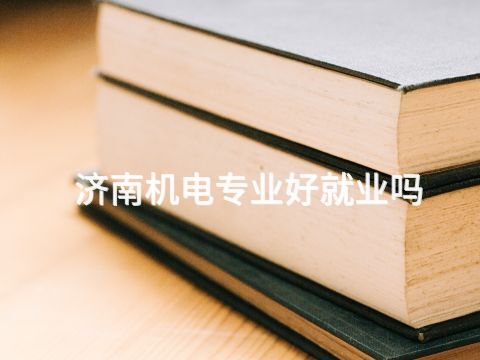 濟南機電專業(yè)好就業(yè)嗎