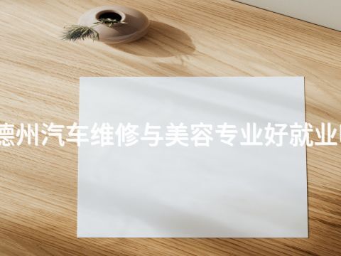 德州汽车维修与美容专业好就业吗
