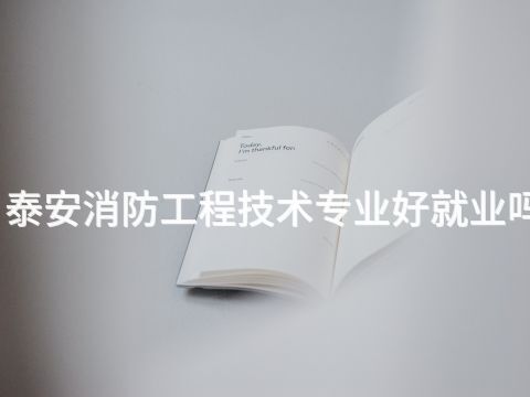 泰安消防工程技术专业好就业吗(图1) 泰安消防工程技术专业好就业吗(图1)