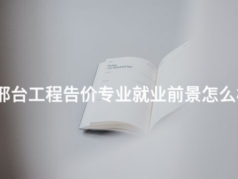 邢台工程告价专业就业前景怎么样(图1) 邢台工程告价专业就业前景怎么样(图1)