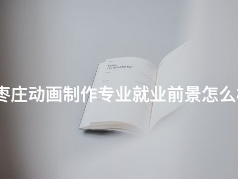 枣庄动画制作专业就业前景怎么样