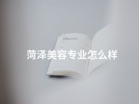 菏泽美容专业怎么样(图1) 菏泽美容专业怎么样(图1)