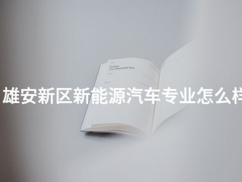 雄安新区新能源汽车专业怎么样(图1) 雄安新区新能源汽车专业怎么样(图1)