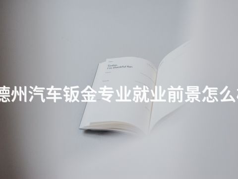 德州汽车钣金专业就业前景怎么样