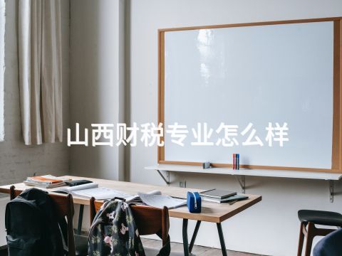 山西财税专业怎么样