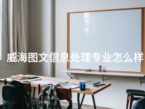 威海图文信息处理专业怎么样