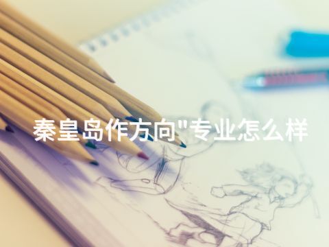 秦皇岛作方向"专业怎么样