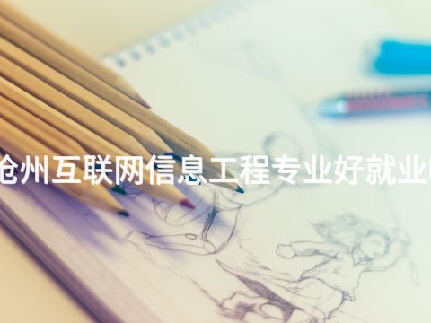 沧州互联网信息工程专业好就业吗