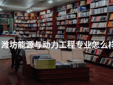 潍坊能源与动力工程专业怎么样