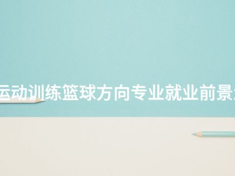 陕西运动训练篮球方向专业就业前景怎么样