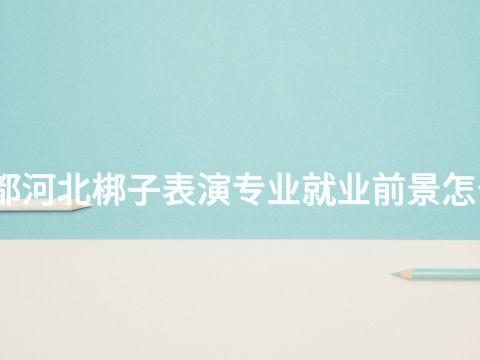 成都河北梆子表演专业就业前景怎么样(图1) 成都河北梆子表演专业就业前景怎么样(图1)