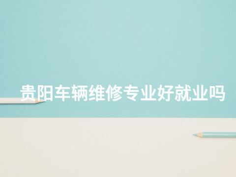 贵阳车辆维修专业好就业吗(图1) 贵阳车辆维修专业好就业吗(图1)