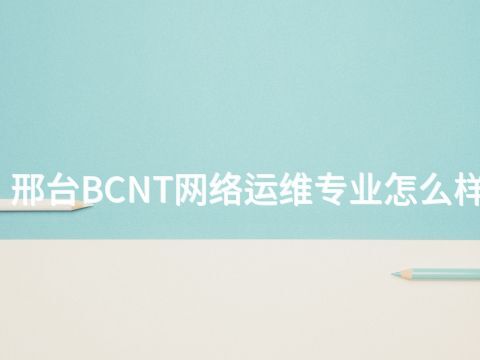 邢台BCNT网络运维专业怎么样(图1) 邢台BCNT网络运维专业怎么样(图1)